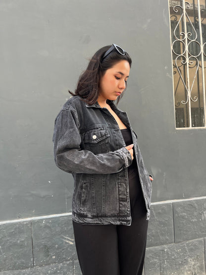 Casaca Jean Oversize Clásica